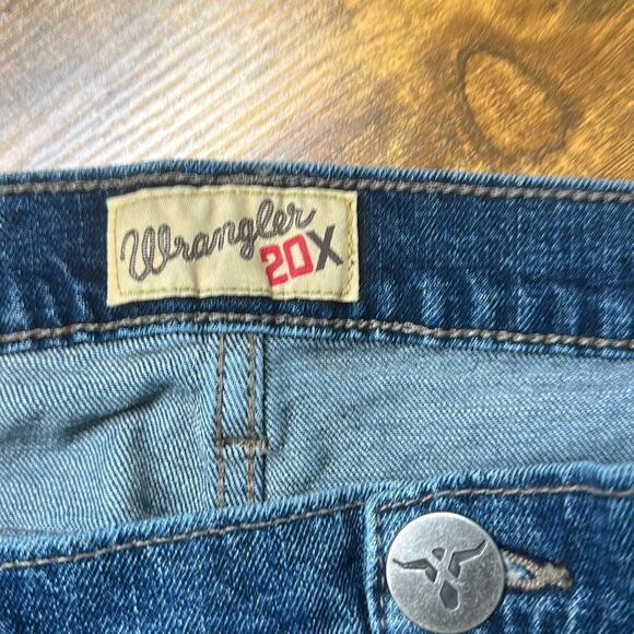 Wrangler Jeans 20X Style 42 Mens 40 x 36 Blue Denim Vintage Boot Cut - Picture 9 of 11